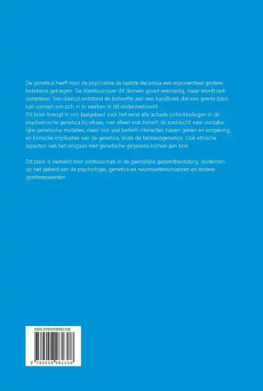 HANDBOEK PSYCHIATRIE EN GENETICA