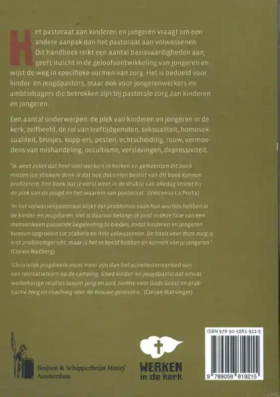 HANDBOEK VOOR KINDER- EN JEUGDPASTORAAT