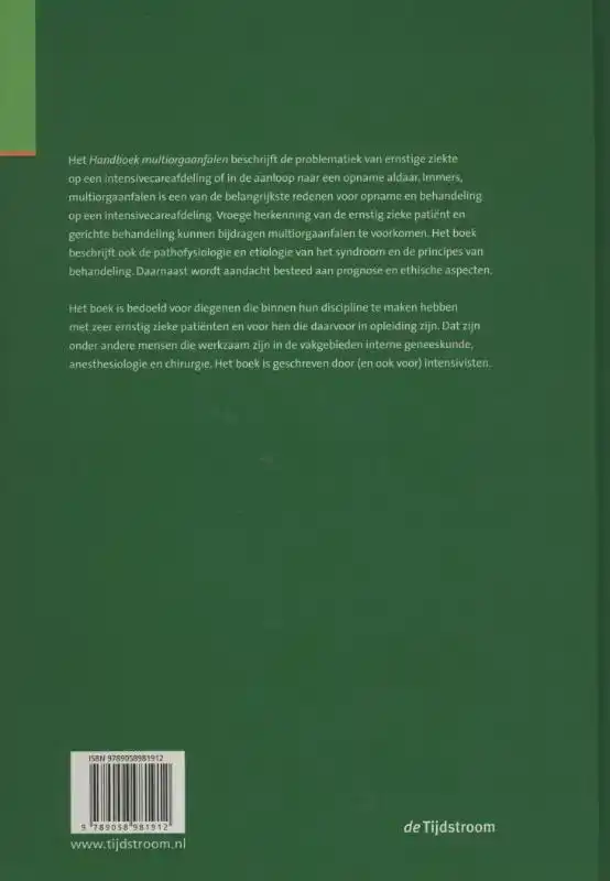 HANDBOEK MULTIORGAANFALEN
