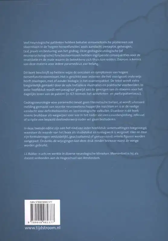 GEDRAGSNEUROLOGIE VOOR PARAMEDICI