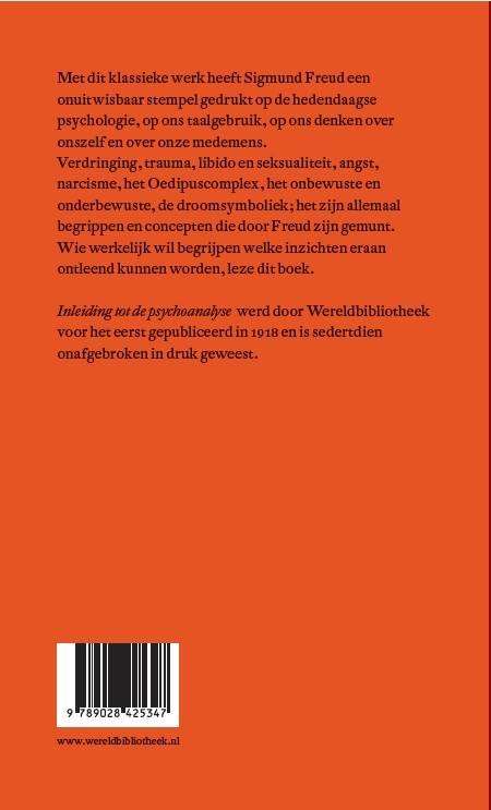 INLEIDING TOT DE PSYCHOANALYSE