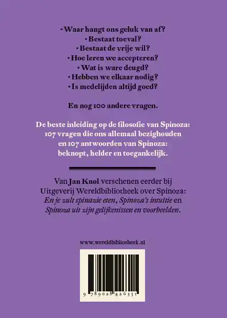 SPINOZA IN 107 VRAGEN EN ANTWOORDEN
