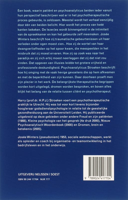 EEN PSYCHANALYTISCH PROCES VAN TWEE KANTEN BEKEKEN