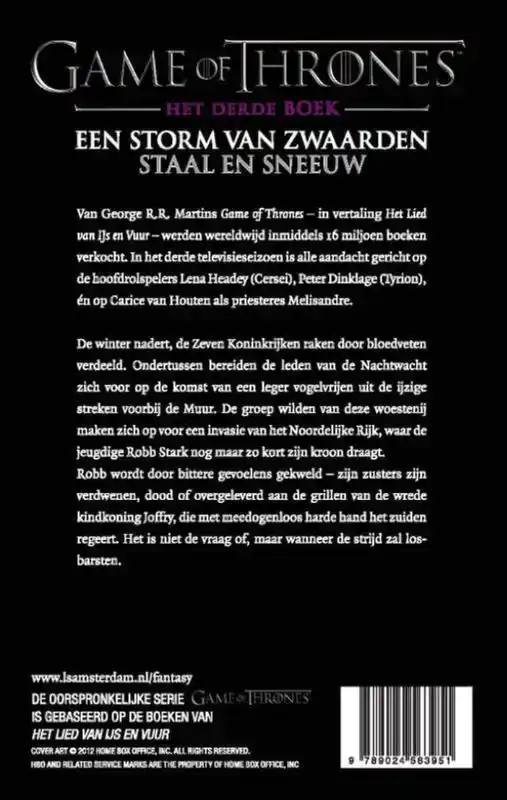 EEN STORM VAN ZWAARDEN