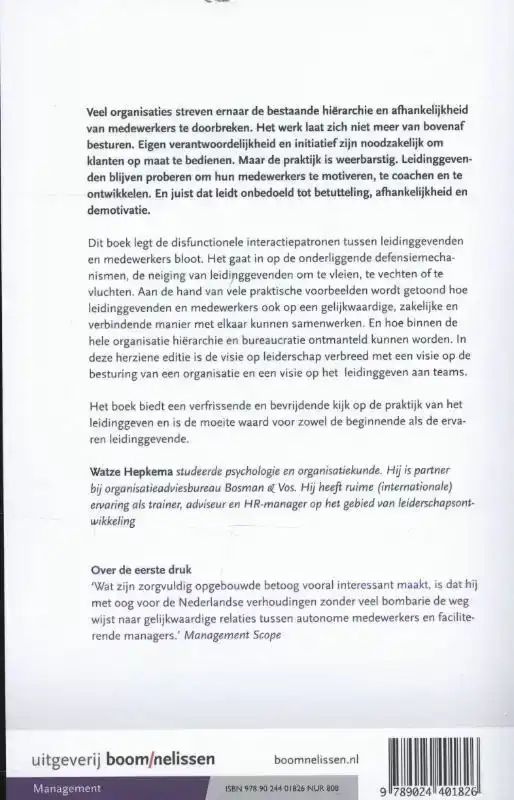 STOPPEN MET LEIDINGGEVEN