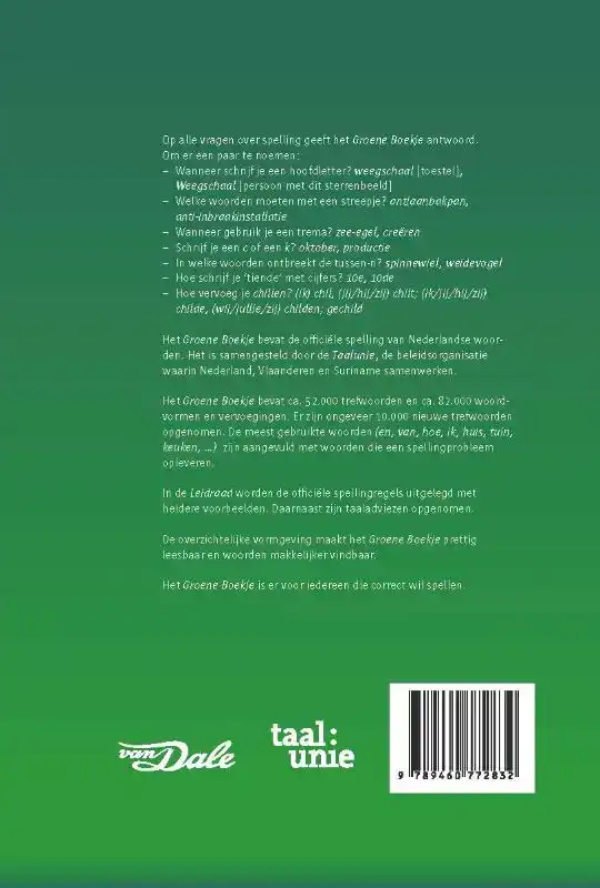 HET GROENE BOEKJE