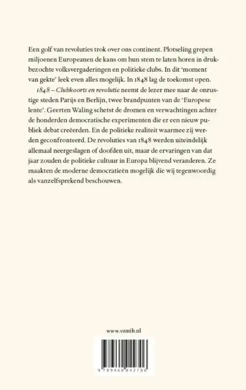1848 - CLUBKOORTS EN REVOLUTIE