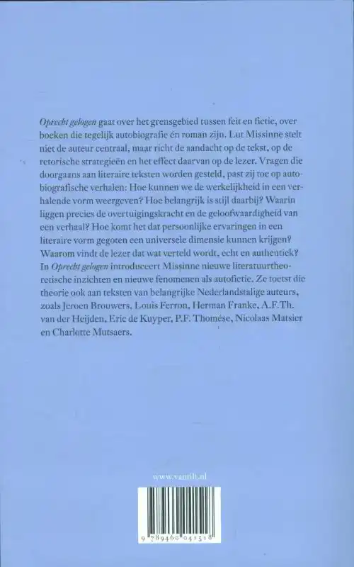 OPRECHT GELOGEN