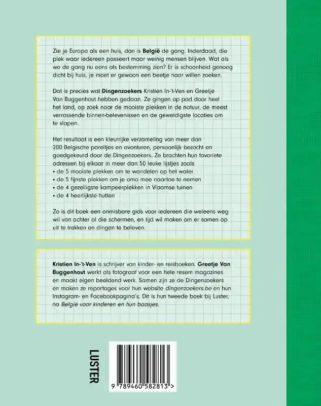 HET BOEK VOOR ONTDEKKINGSREIZIGERS IN BELGIE