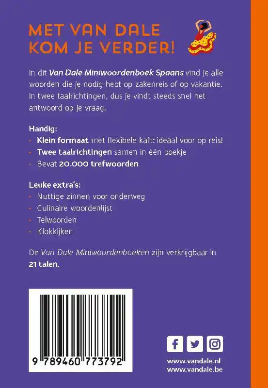 VAN DALE MINIWOORDENBOEK SPAANS