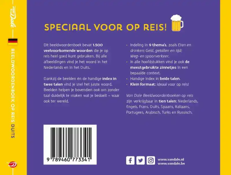 VAN DALE BEELDWOORDENBOEK OP REIS DUITS