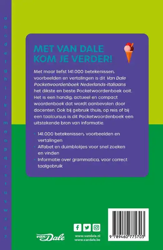 VAN DALE POCKETWOORDENBOEK NEDERLANDS-ITALIAANS