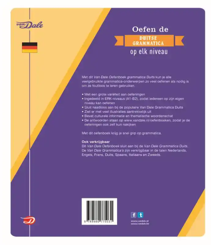 VAN DALE OEFENBOEK GRAMMATICA DUITS