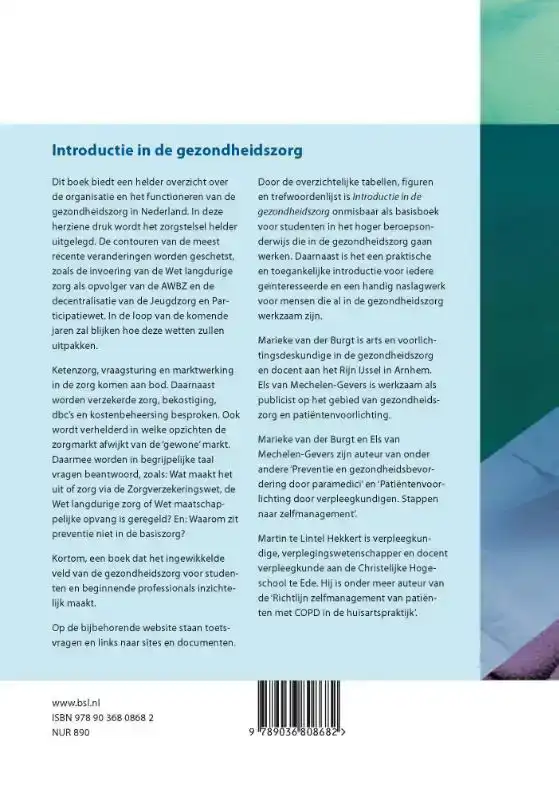 INTRODUCTIE IN DE GEZONDHEIDSZORG