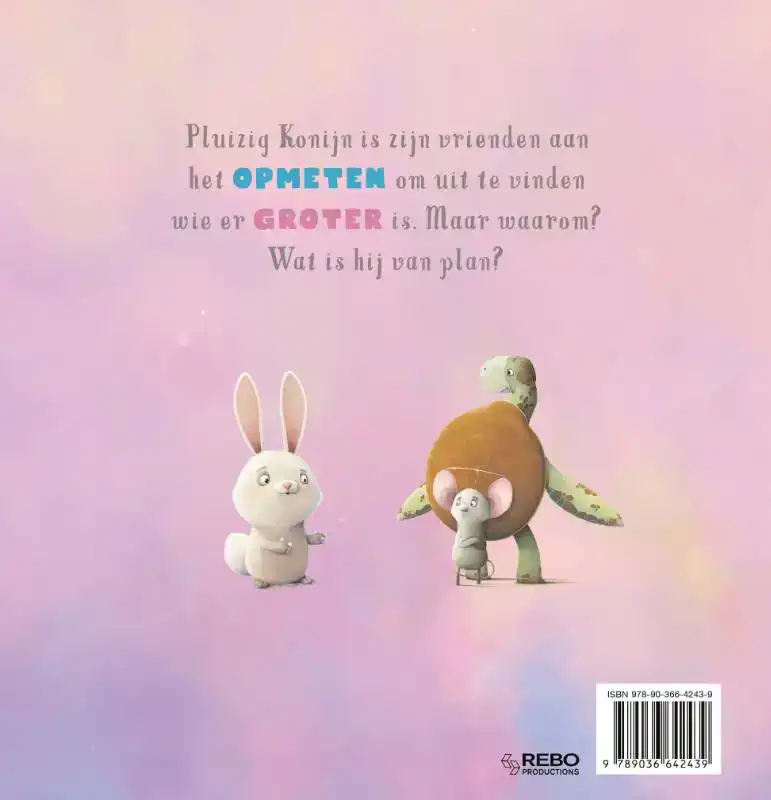 WAT HET PLUIZIGE KONIJN ZEI TEGEN DE KLEINE MUIS