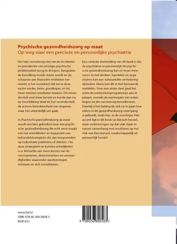 PSYCHISCHE GEZONDHEIDSZORG OP MAAT