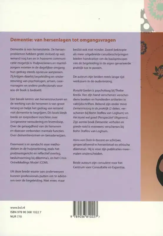 DEMENTIE: VAN HERSENLAGEN TOT OMGANGSVRAGEN