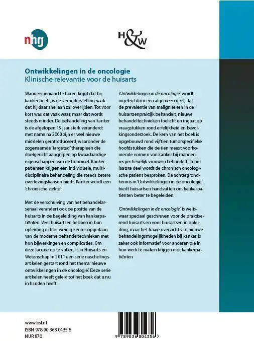ONTWIKKELINGEN IN DE ONCOLOGIE