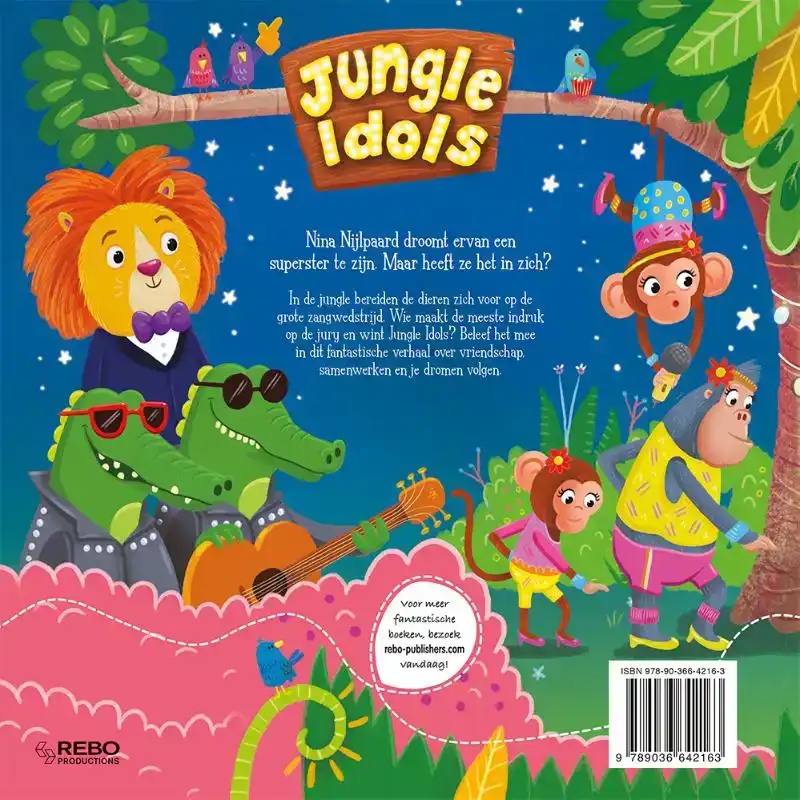 JUNGLE IDOLS - PRENTENBOEK PADDED