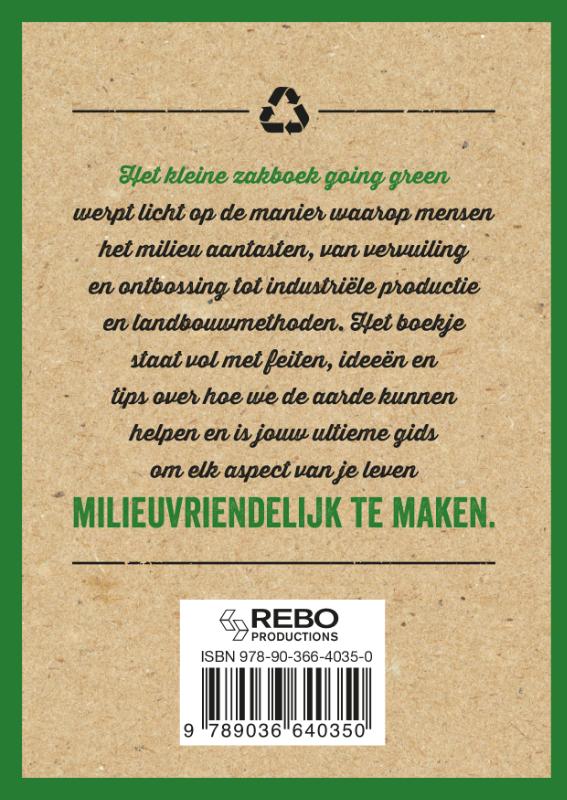 GOING GREEN - HET KLEINE ZAKBOEK