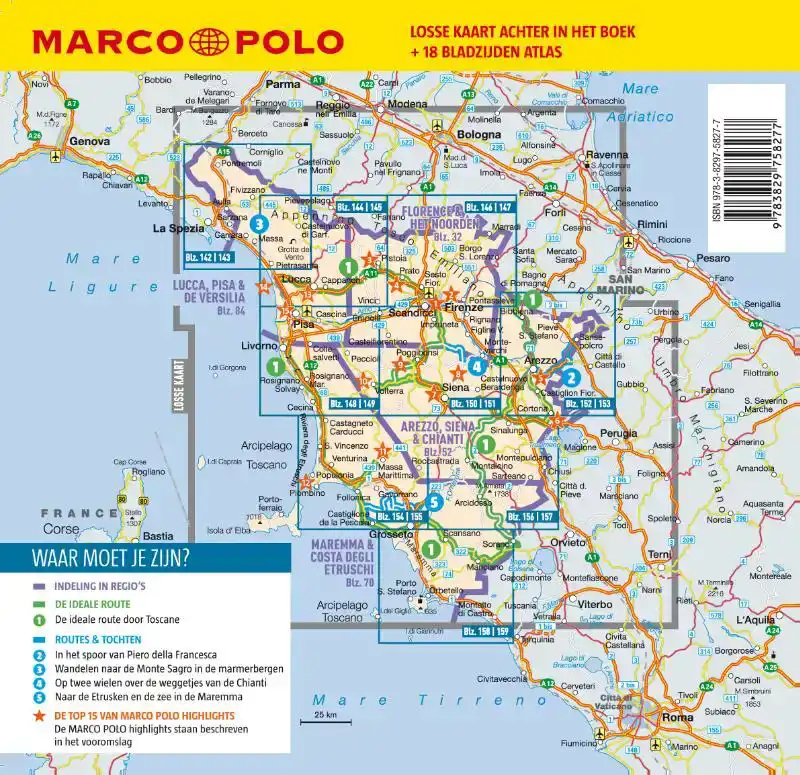 MARCO POLO NL REISGIDS TOSCANE