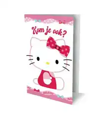 UITNODIGINGEN HELLO KITTY PK 925 SET VAN 6 - FSC MIX CREDIT