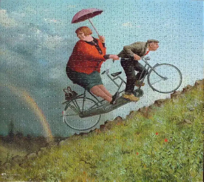 MARIUS VAN DOKKUM - WEERSTANDEM- PUZZEL 1000 STUKJES ART REVISITED