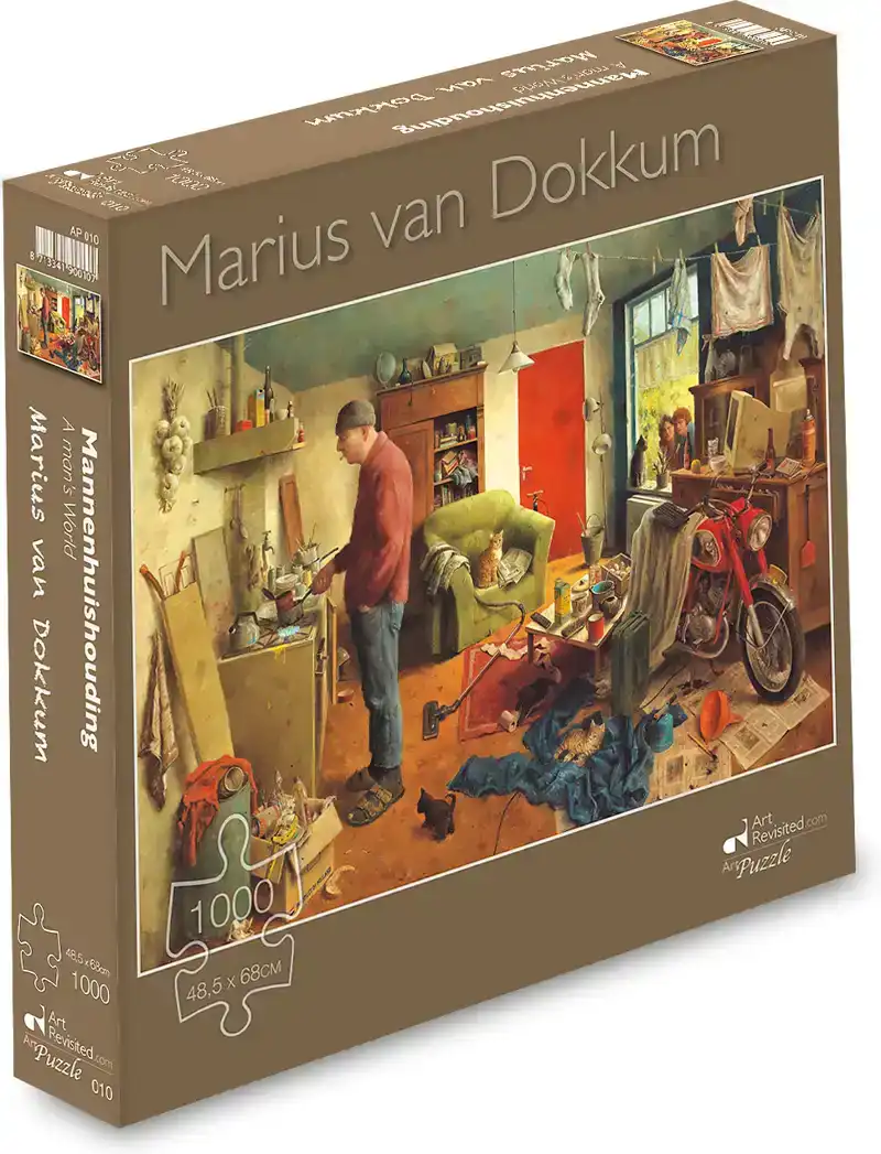 MANNENHUISHOUDING PUZZEL 1000 STUKJES ART REVISITED