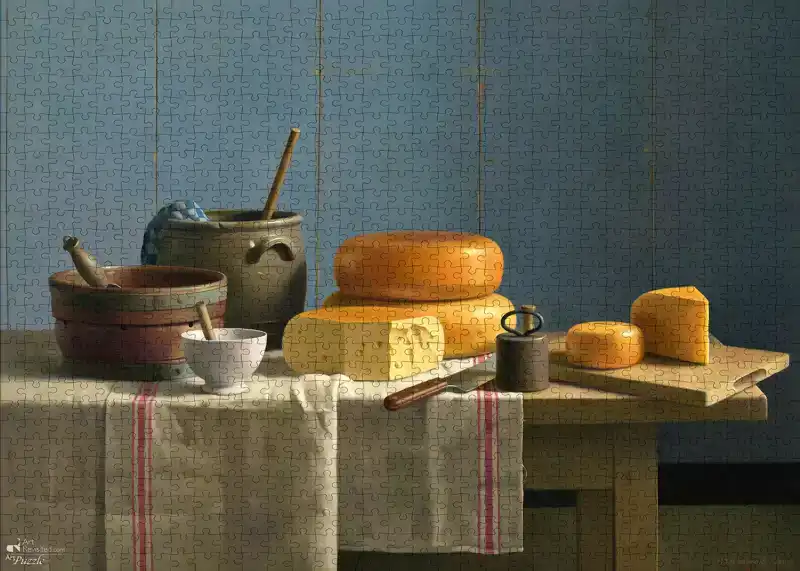HENK HELMANTEL - HET MEEST HOLLANDSE STILLEVEN - PUZZEL 1000