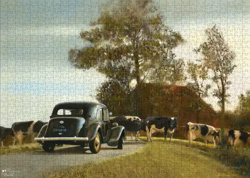 MARTIN SIJBESMA - DE SLACHTEDIJK - PUZZEL 1000 STUKJES ART REVISITED