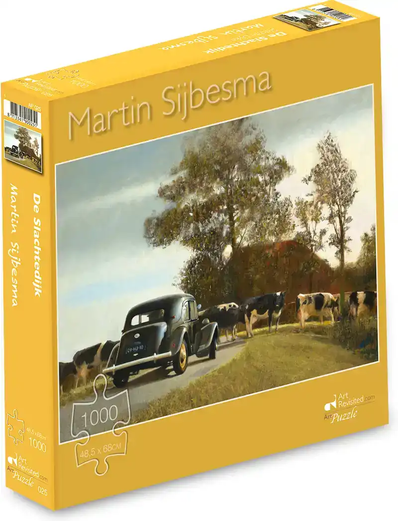 MARTIN SIJBESMA - DE SLACHTEDIJK - PUZZEL 1000 STUKJES ART REVISITED
