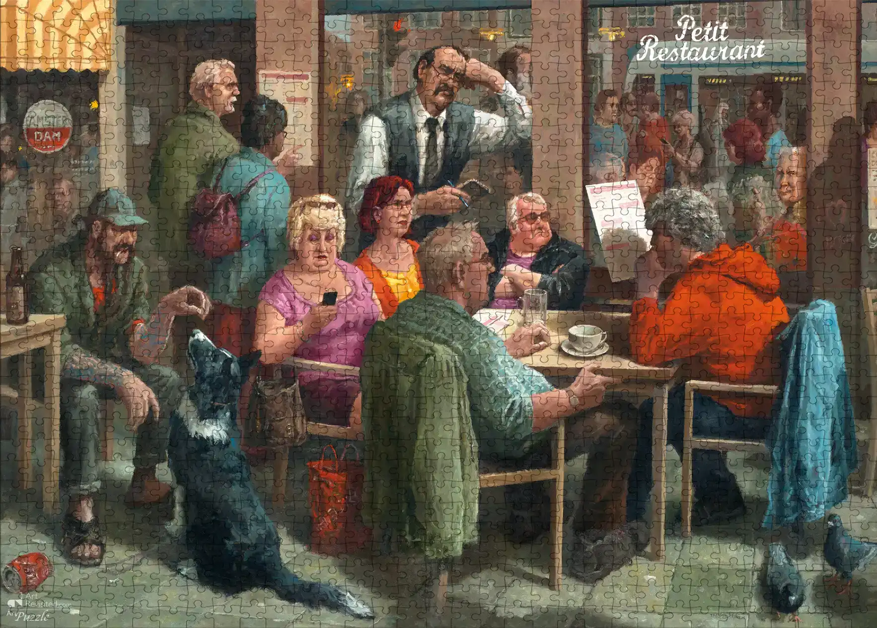 MARIUS VAN DOKKUM - FOODTRUCK- PUZZEL 1000 STUKJES ART REVISITED