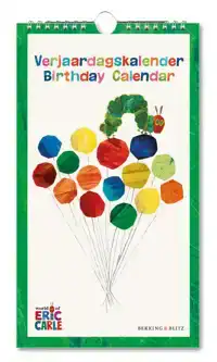 VERJAARDAGSKALENDER: THE VERY HUNGRY CATERPILLAR, ERIC CARLE