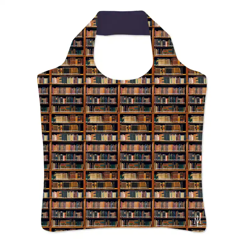VOUWTAS BOEKEN KLOOSTERBIBLIOTHEEK