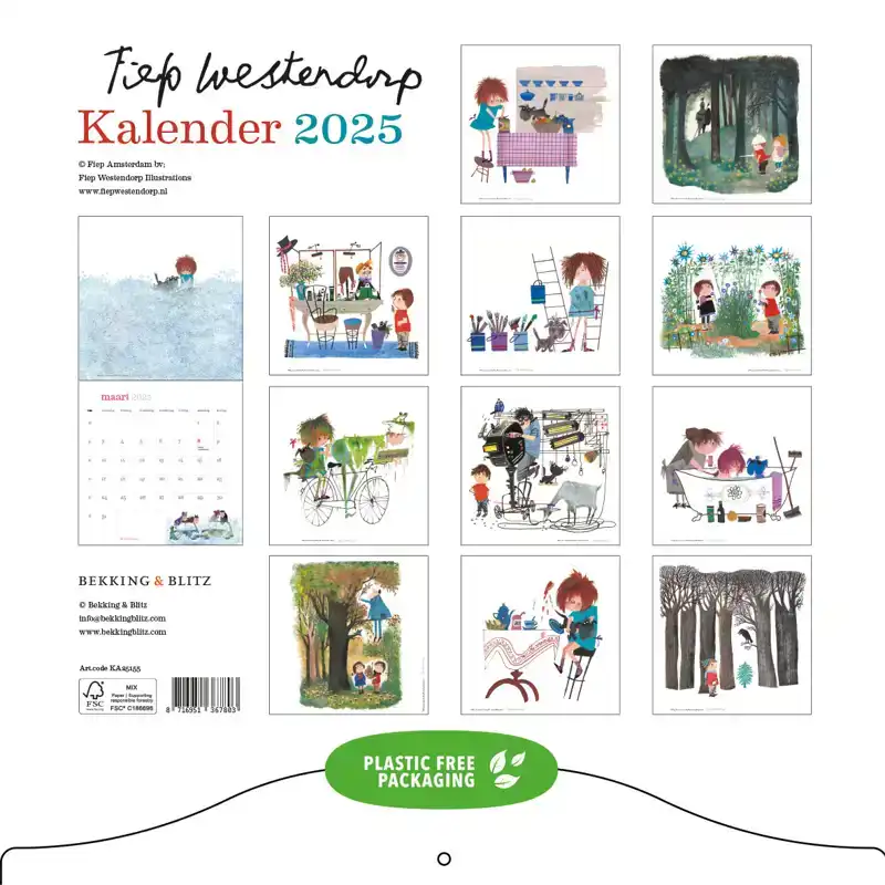 FIEP WESTENDORP MAANDKALENDER 2025