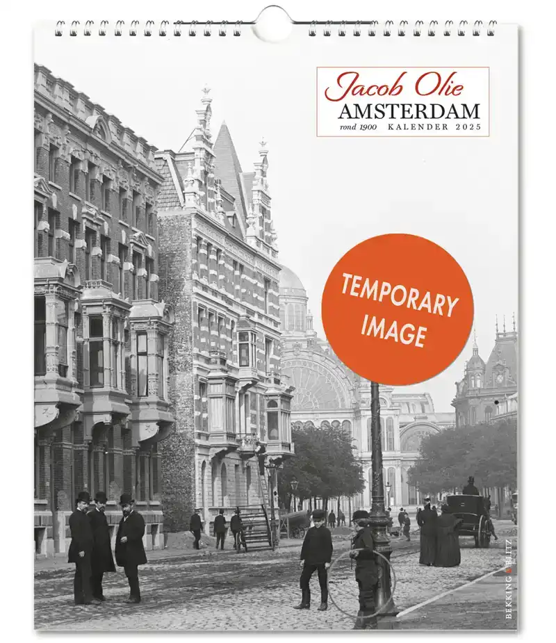 AMSTERDAM ROND 1900 KALENDER 2025, JACOB OLIE