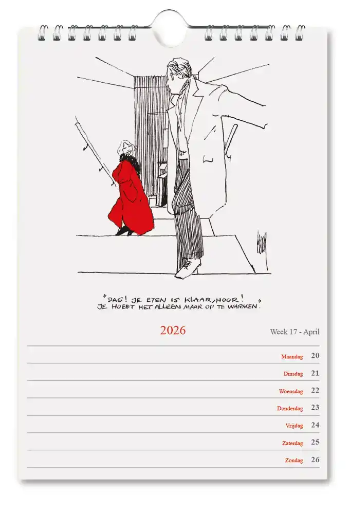 PETER VAN STRAATEN WEEKKALENDER 2026