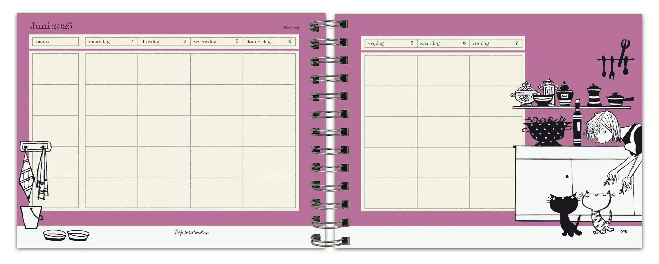 FIEP WESTENDORP FAMILIE WEEKAGENDA 2026