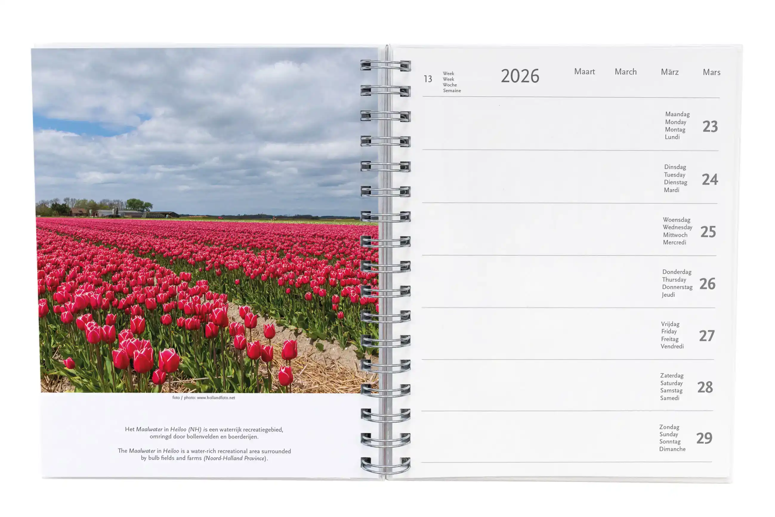 HOLLAND WEEKAGENDA 2026
