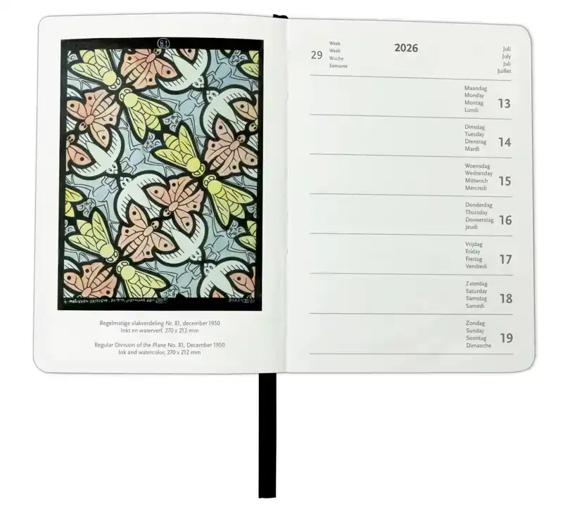 M.C. ESCHER MINI AGENDA 2026