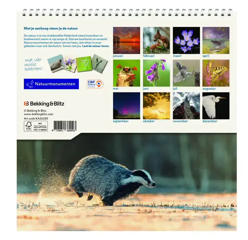 NATUURMONUMENTEN MAANDKALENDER 2026