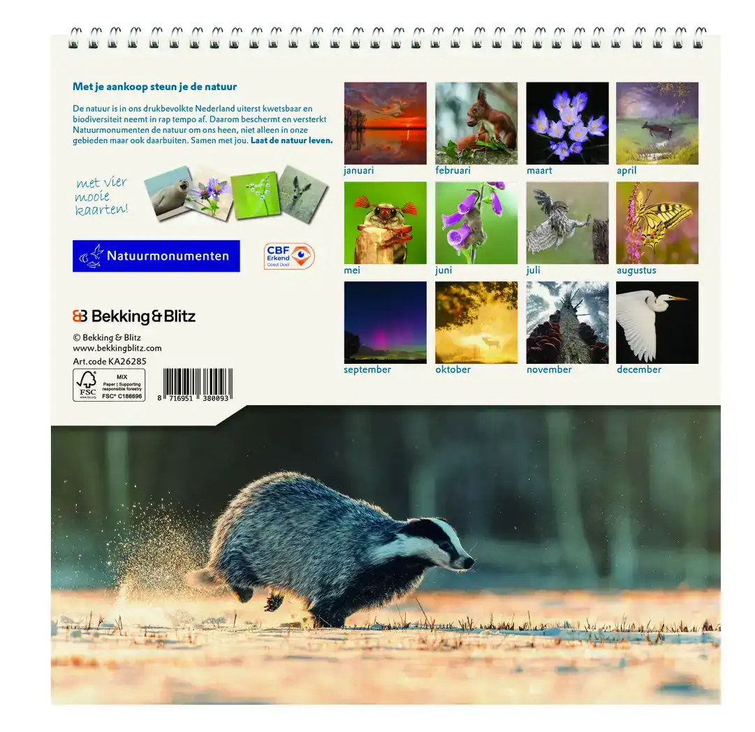 NATUURMONUMENTEN MAANDKALENDER 2026