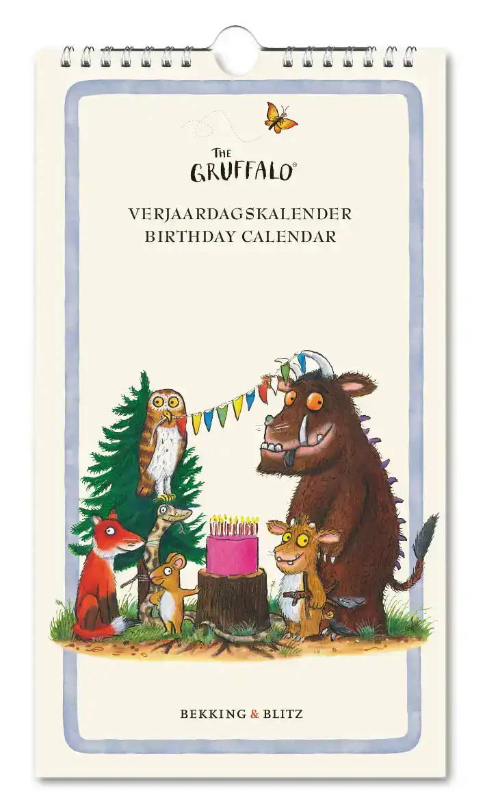 VERJAARDAGSKALENDER: THE GRUFFALO, JULIA DONALDSON & AXEL SC