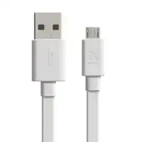 XTORM FLAT USB TO MICRO USB CABLE (1M) WHITE