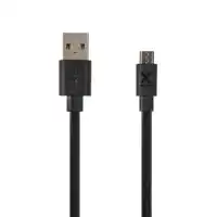 XTORM FLAT USB TO MICRO USB CABLE (1M) BLACK