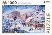 REBO LEGPUZZEL 1000 STUKJES - ON A WINTER'S DAY