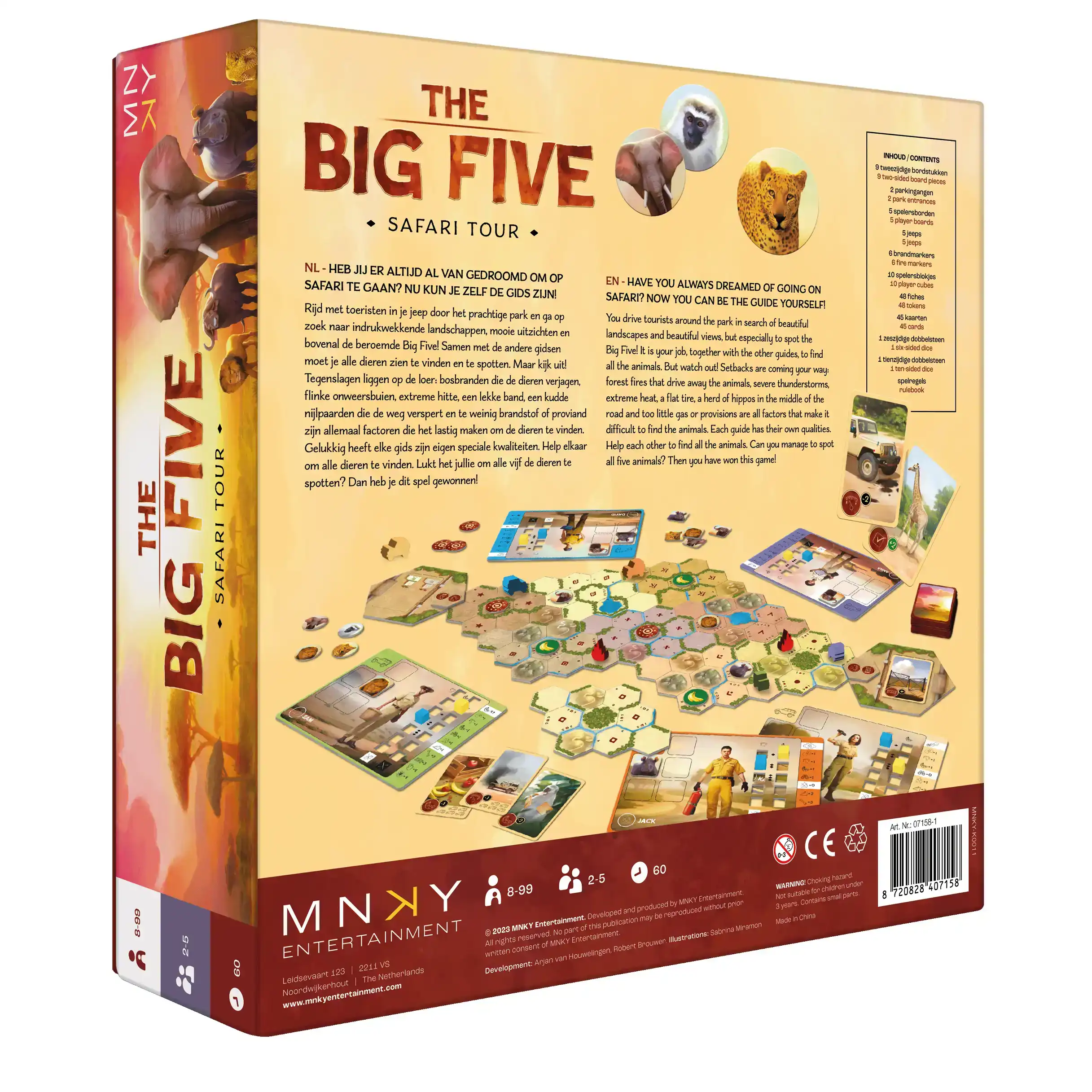 THE BIG FIVE - BORDSPEL