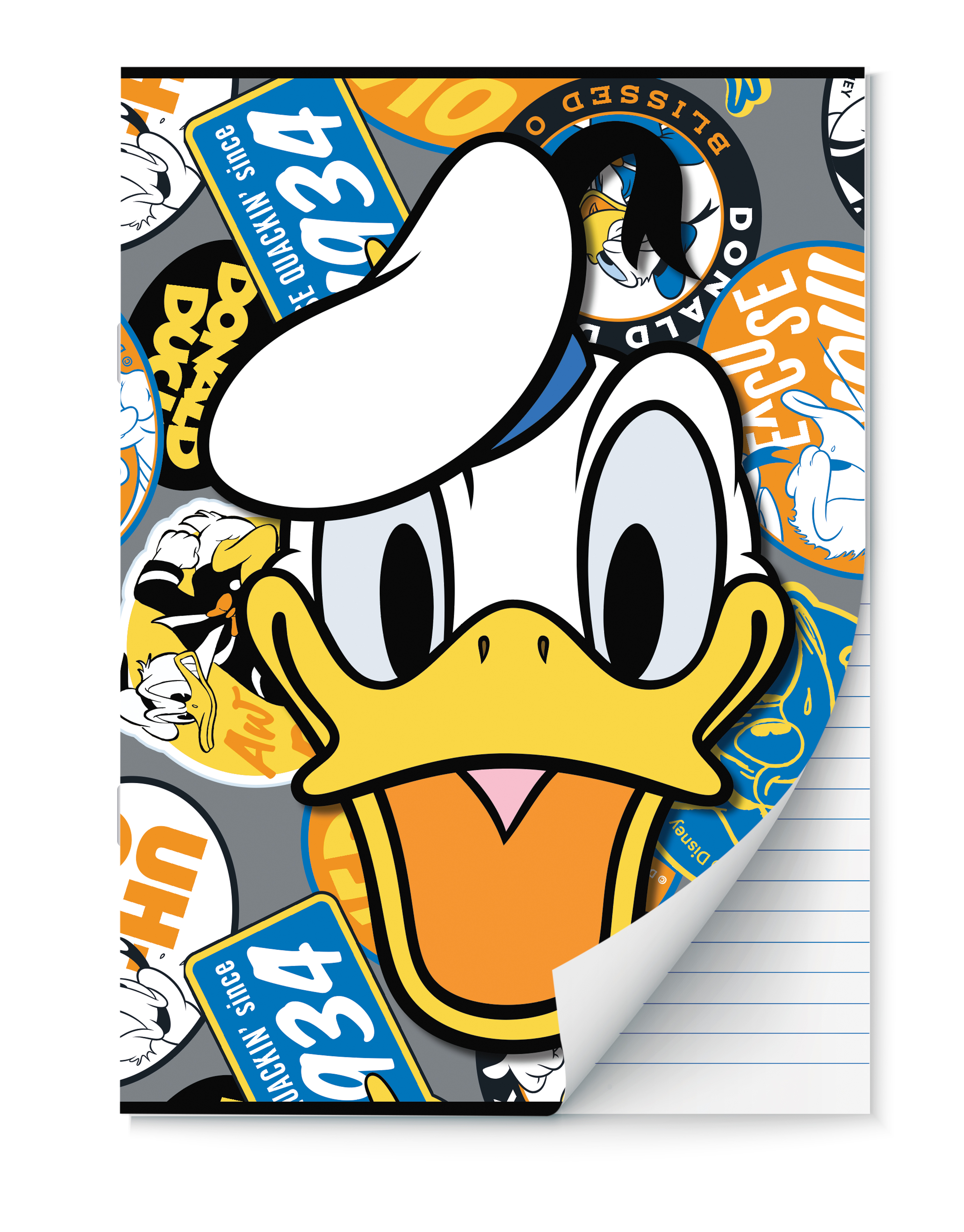 DONALD DUCK A4 LIJN SCHRIFT - 2024-2025