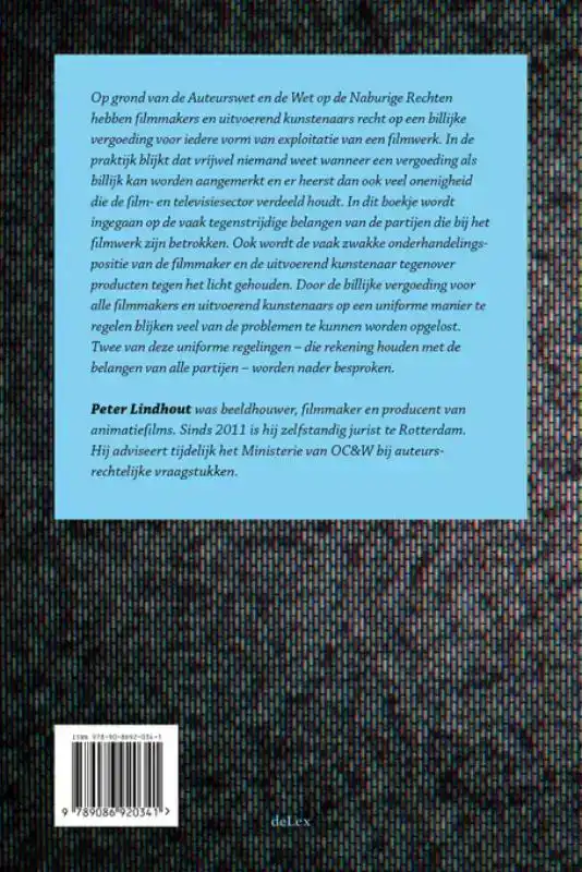 DE BILLIJKE VERGOEDING BIJ FILMWERKEN