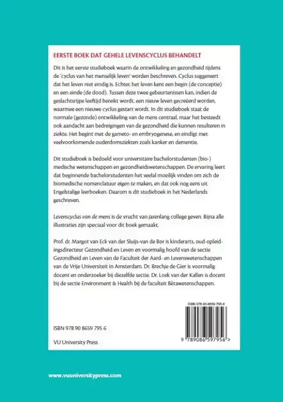 LEVENSCYCLUS VAN DE MENS